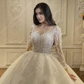 Regal Sparkle Ball Gown Bridal Dress EDW232 - URBANPICK FASHION
