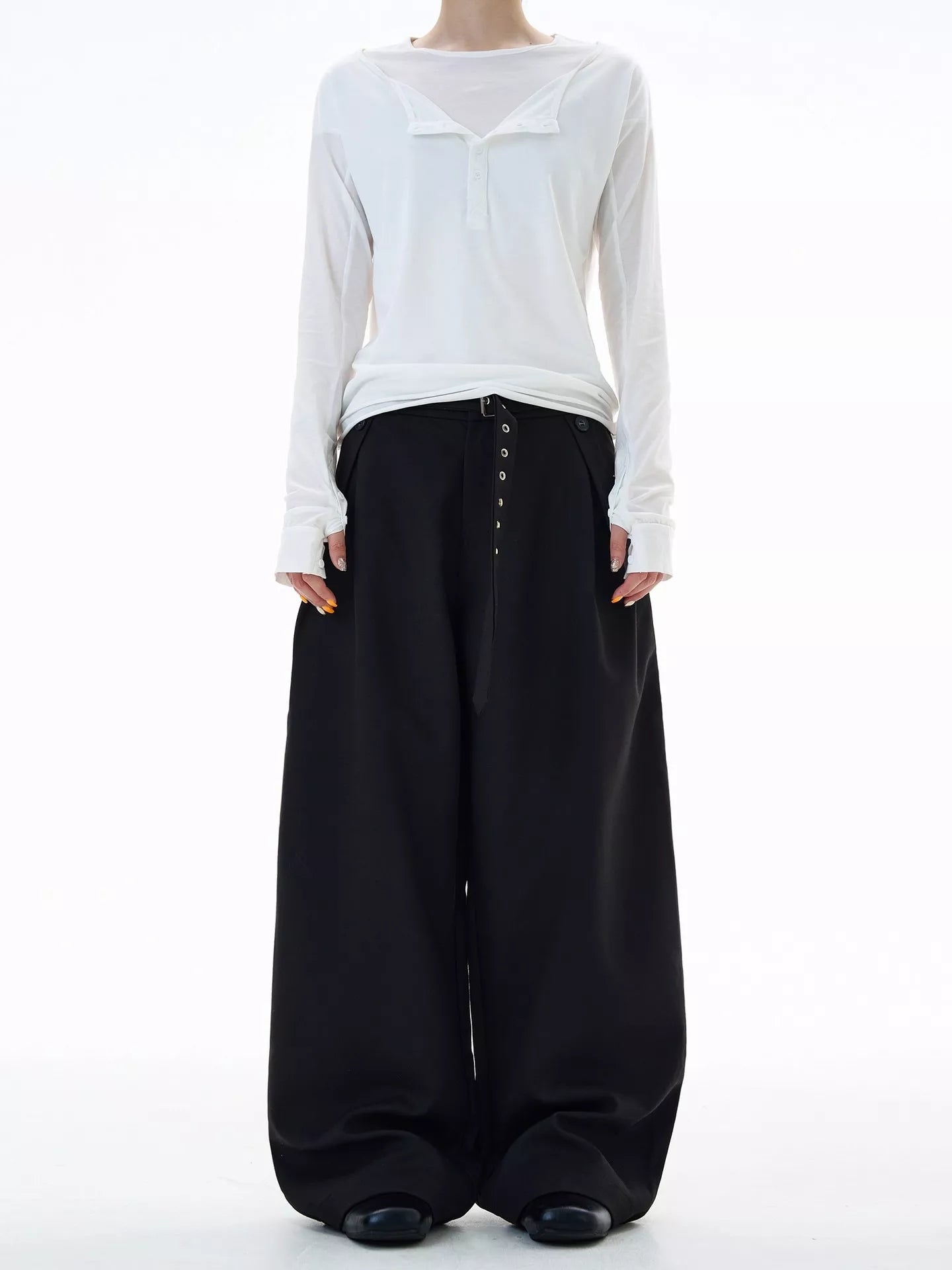 Men's Plus Size Wide Leg Pants - URBANPICK FASHION