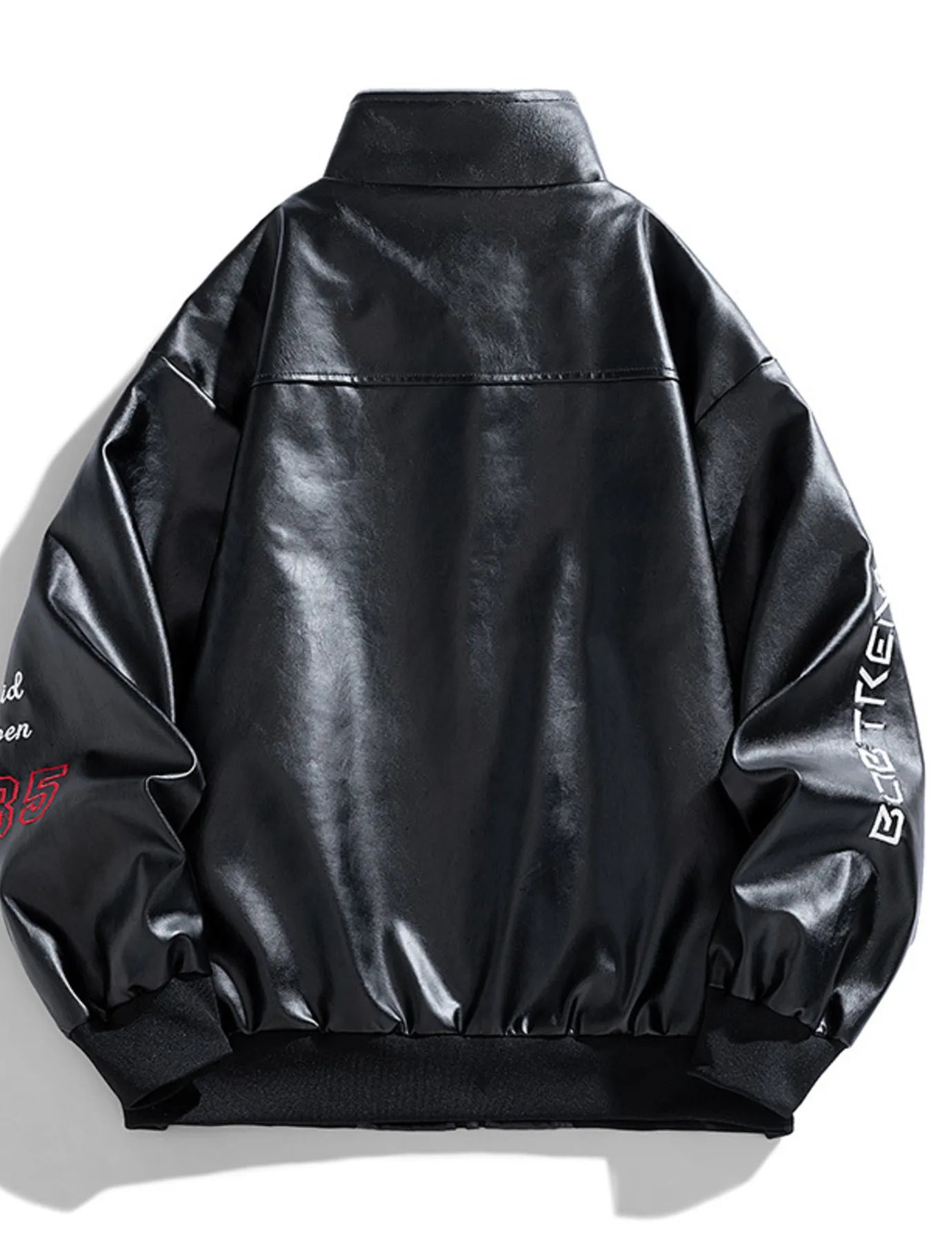 Men's Plus Size Racing-Inspired Zip Up Jacket - URBANPICK FASHION