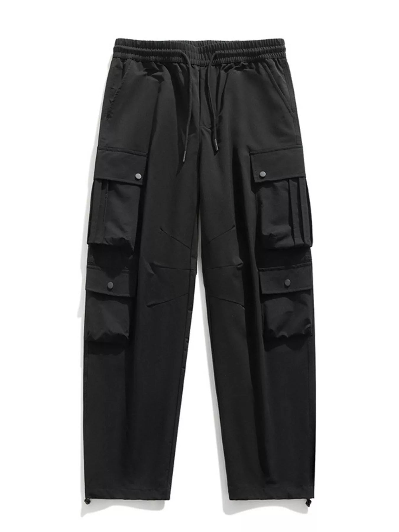 Men's Plus Size Loose Fit Multi-Pocket Cargo Pants - URBANPICK FASHION