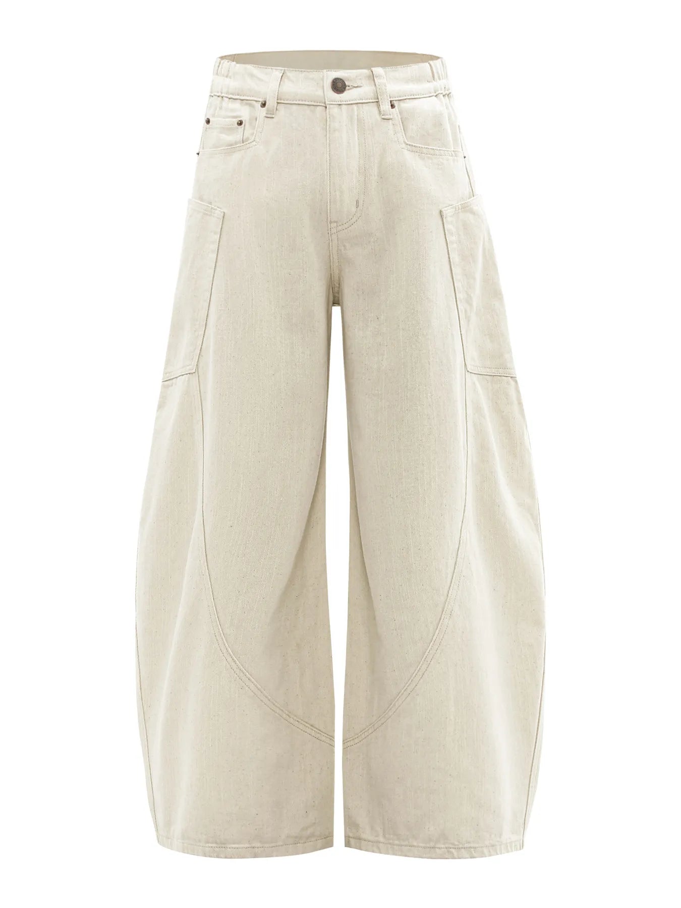 Men's Multi Pocket Curved Jeans - URBANPICK FASHION