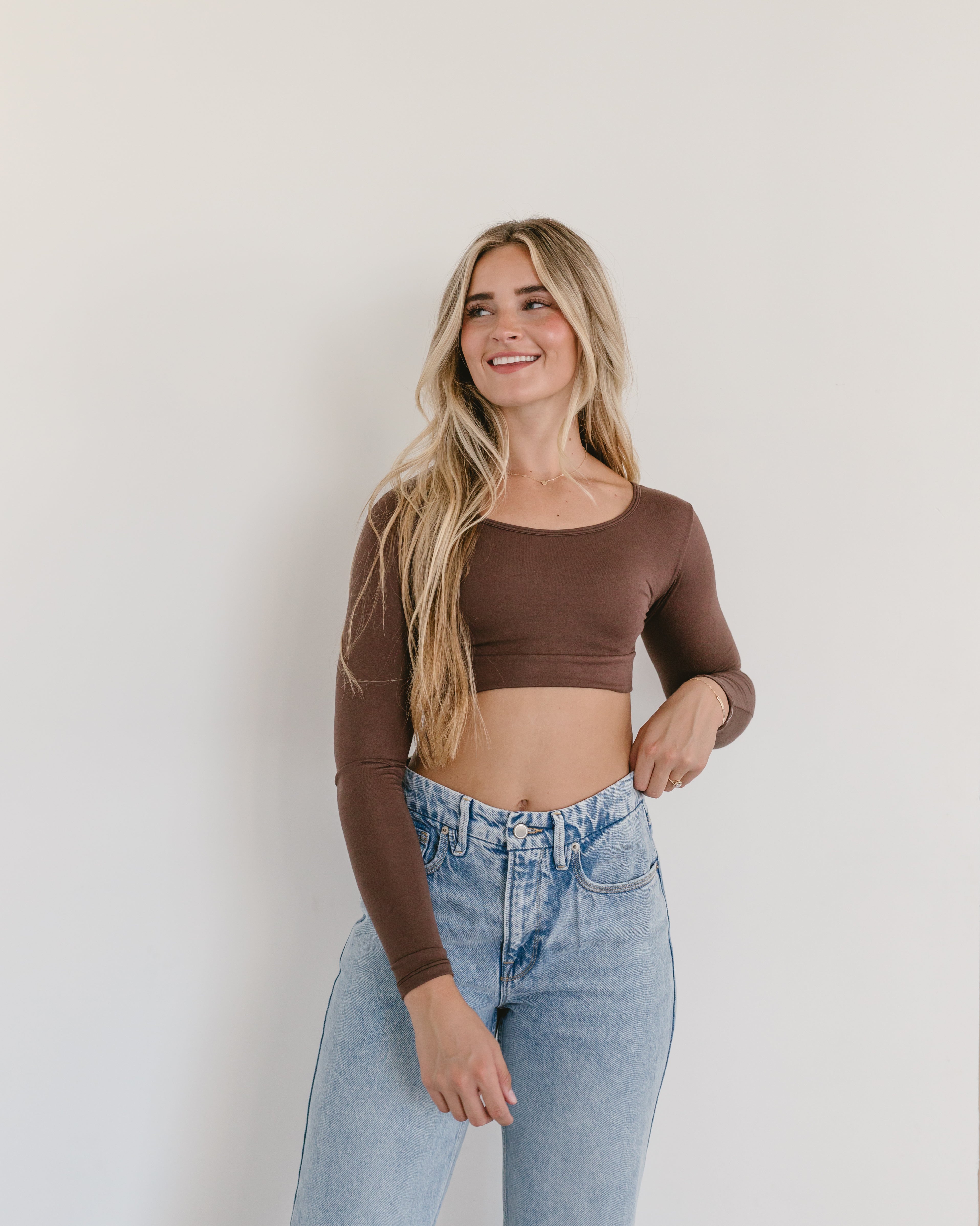 Classic Long Sleeve Halftee - URBANPICK FASHION