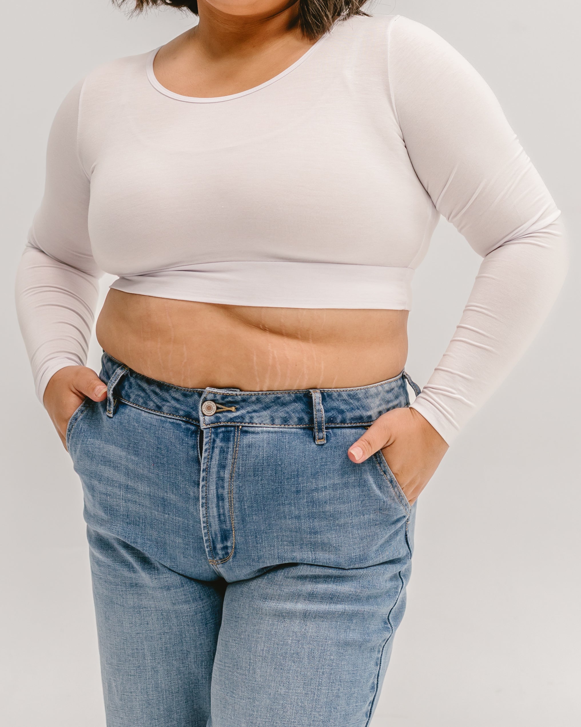 Classic Long Sleeve Halftee - URBANPICK FASHION