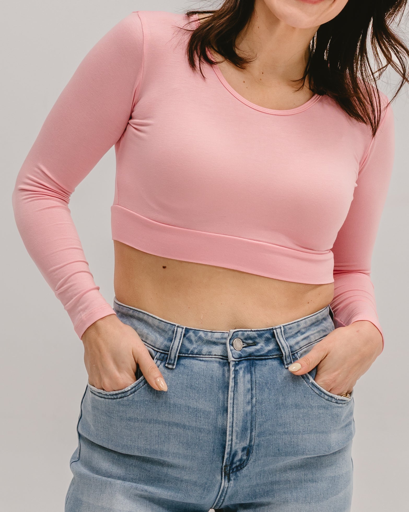 Classic Long Sleeve Halftee - URBANPICK FASHION