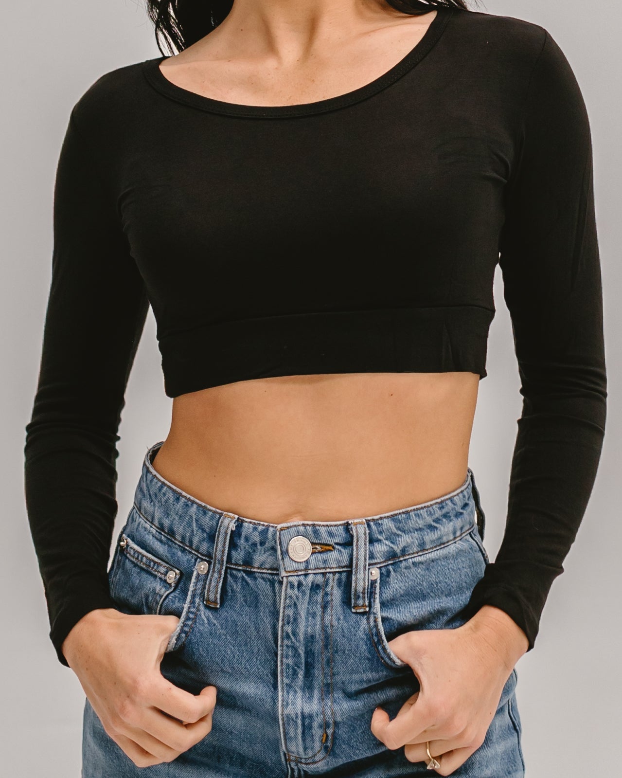 Classic Long Sleeve Halftee - URBANPICK FASHION