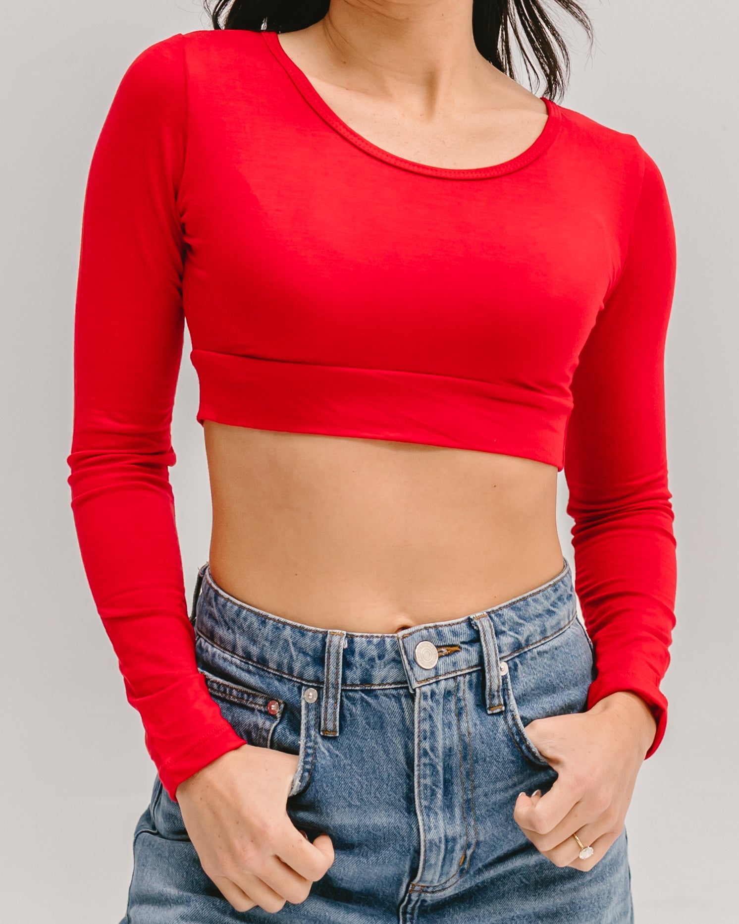 Classic Long Sleeve Halftee - URBANPICK FASHION