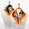 Troie - Stylized Equestrian Scarf in Tangerine - URBANPICK FASHION